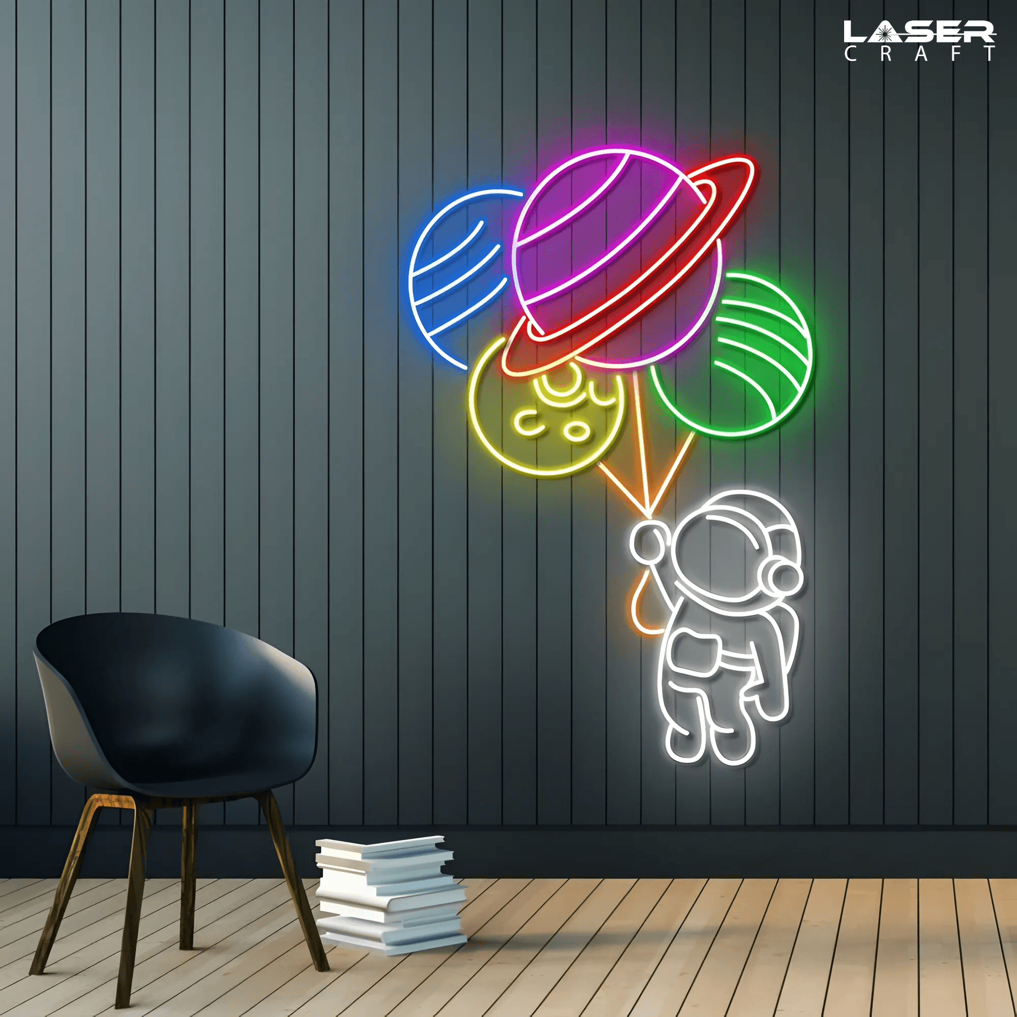Floating Neon Sign