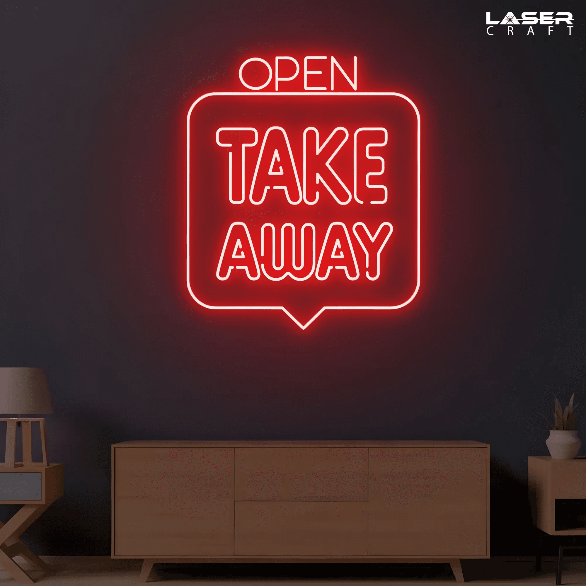 Take Away Neon Sign
