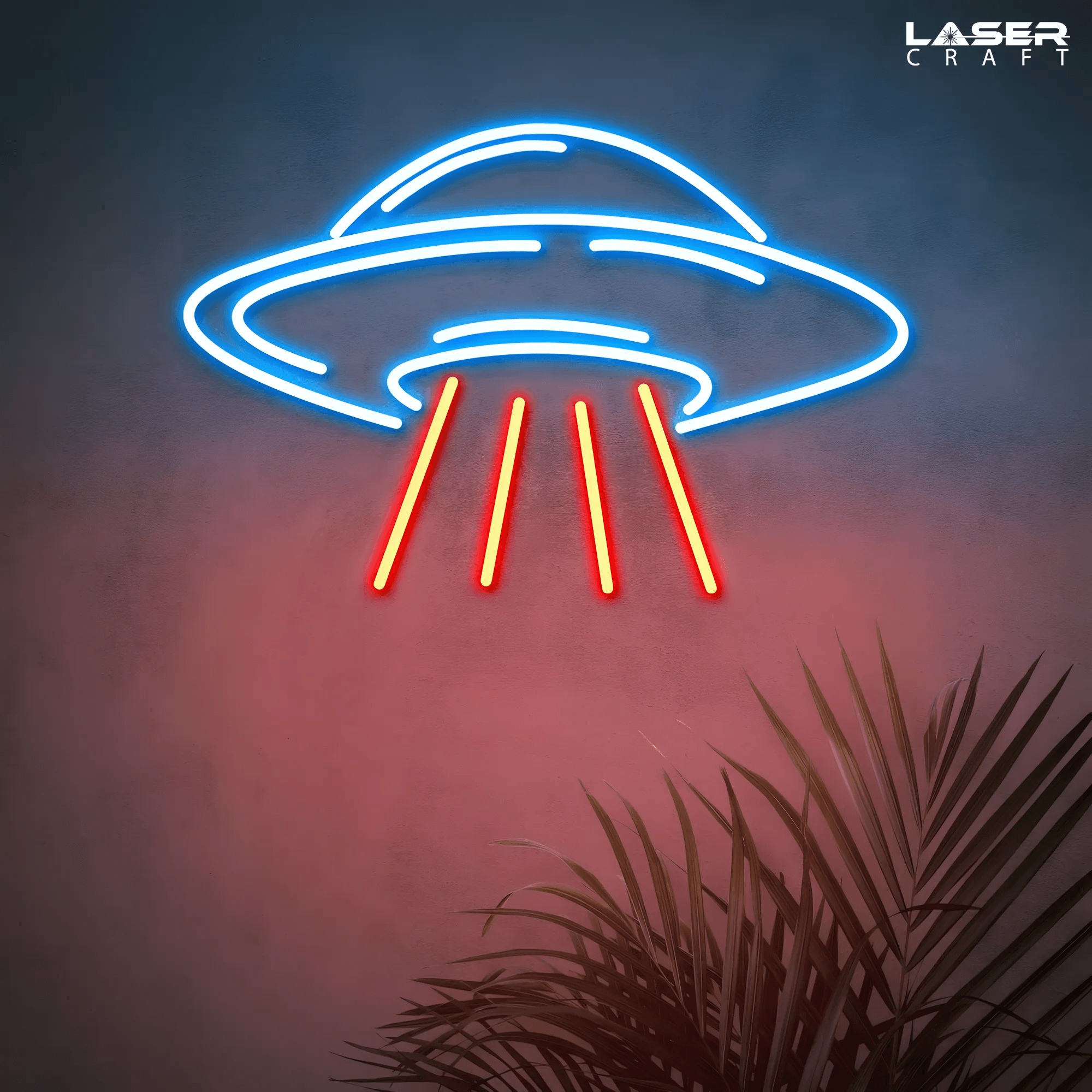 UFO Beam Neon Sign